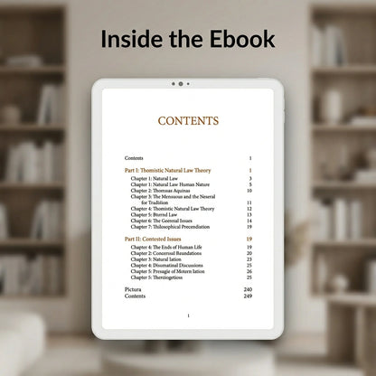 St. Thomas Aquinas and the Natural Law Tradition | e-Book