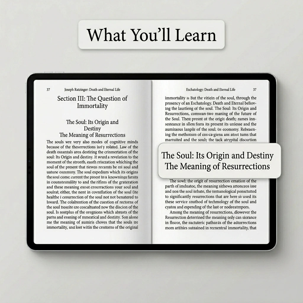 Eschatology Death and Eternal Life | e-Book